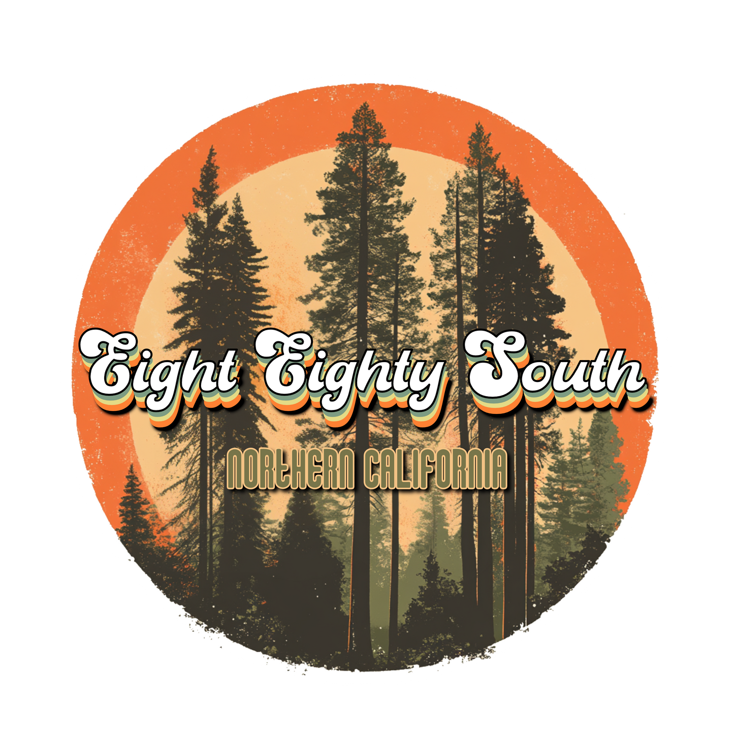 Redwood Forest Sticker (3")