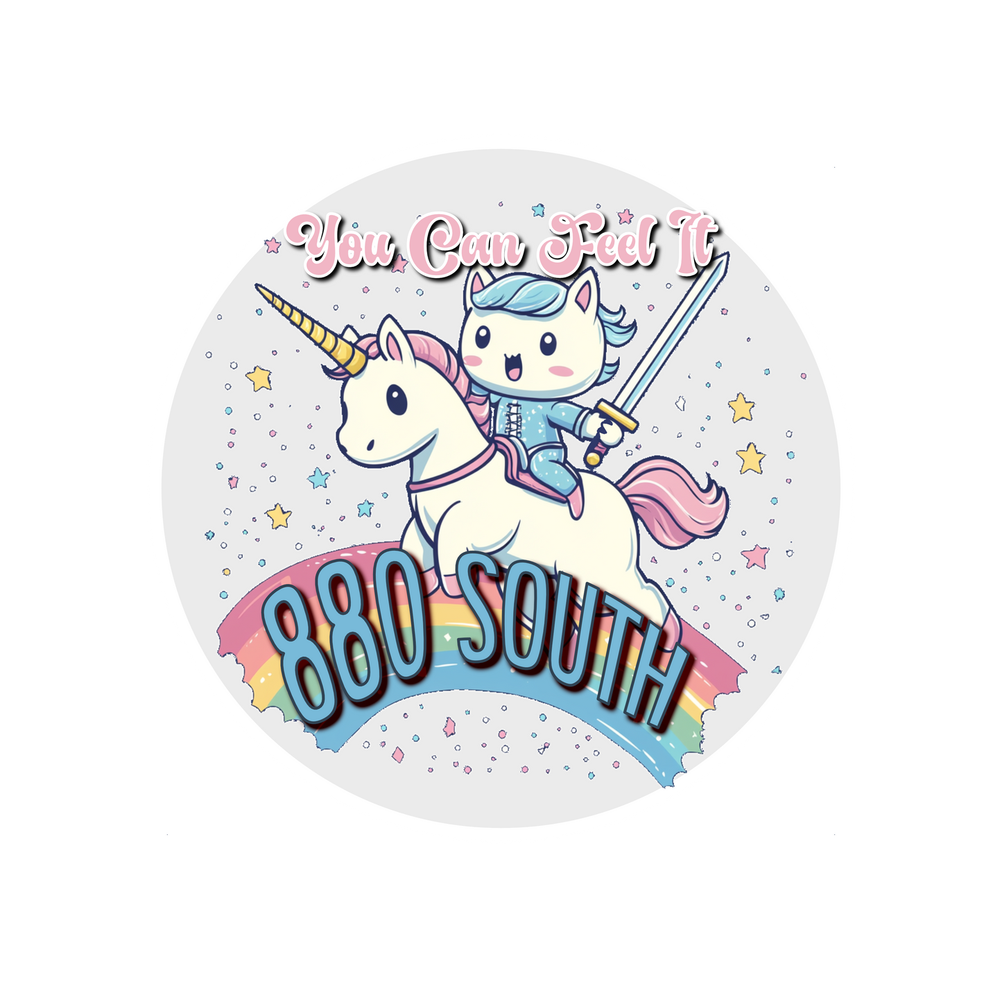 You Can Feel It 3" Sticker