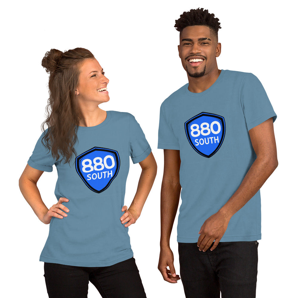 880 South Blue Shield - Unisex t-shirt